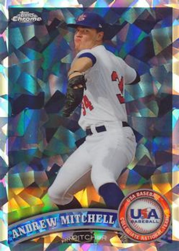 2011 Topps Chrome #USABB15 USA - Atomic Refractor /499
