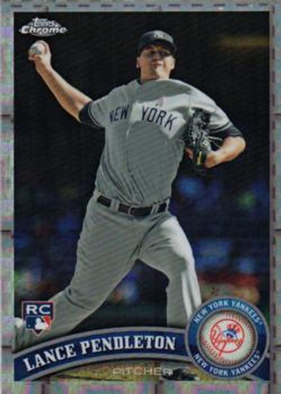 2011 Topps Chrome #196 X-Fractor