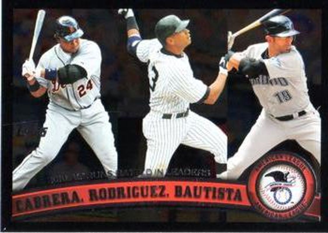 2011 Topps #306 League Leaders - Black Border
