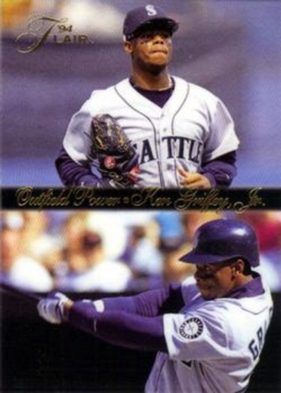 Ken Griffey Jr. 1994 Flair #6 Outfield Power RAW