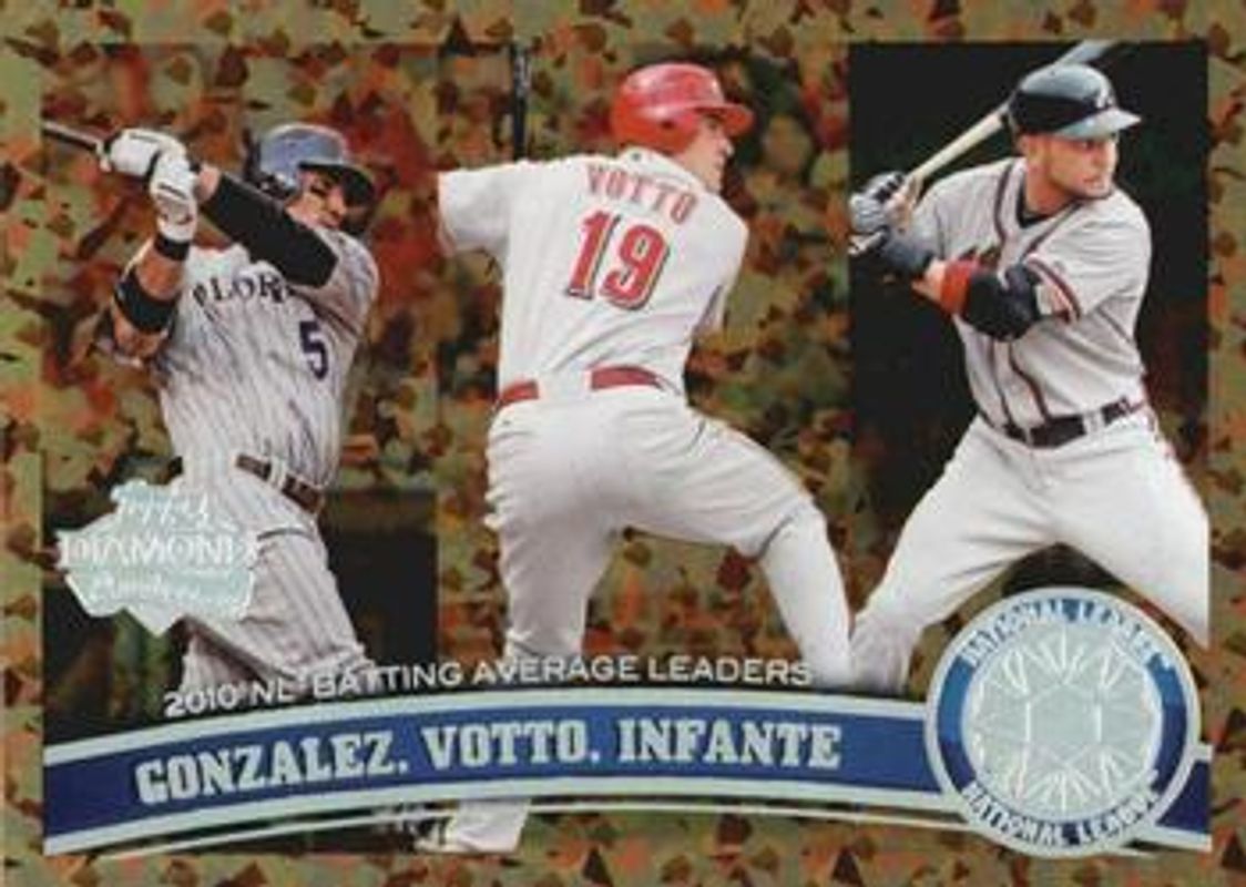 2011 Topps #134 League Leaders - Cognac Diamond Anniversary