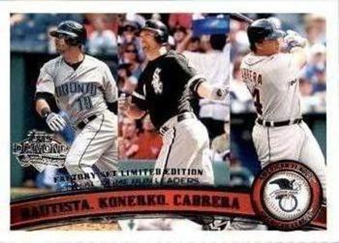 2011 Topps #202 League Leaders - Diamond Anniversary Limited Edition