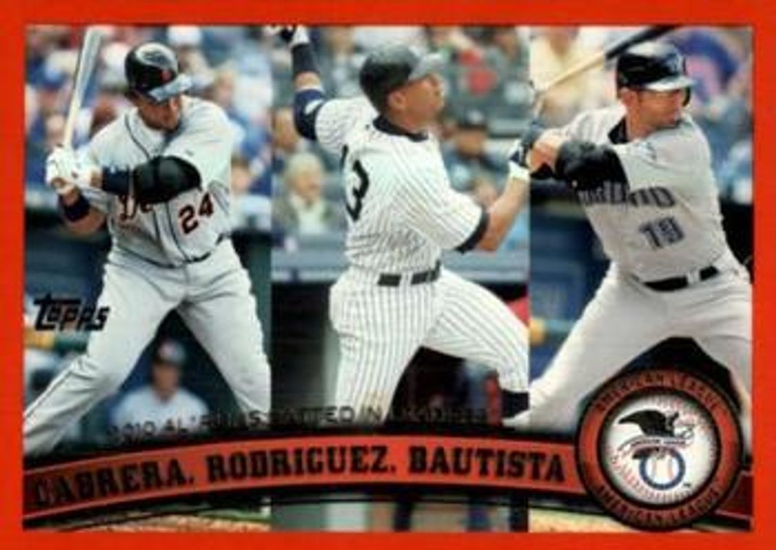 2011 Topps #306 League Leaders - Red Border /245