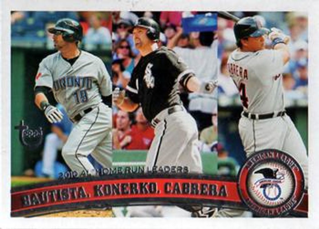 2011 Topps #202 League Leaders - Throwback