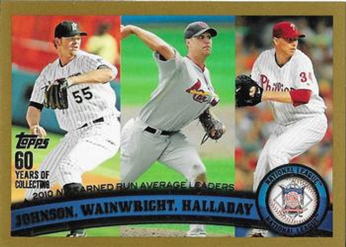 2011 Topps #82 League Leaders - Gold /2011