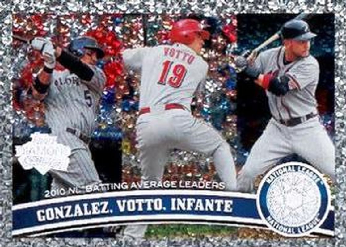 2011 Topps #134 League Leaders - Diamond Anniversary