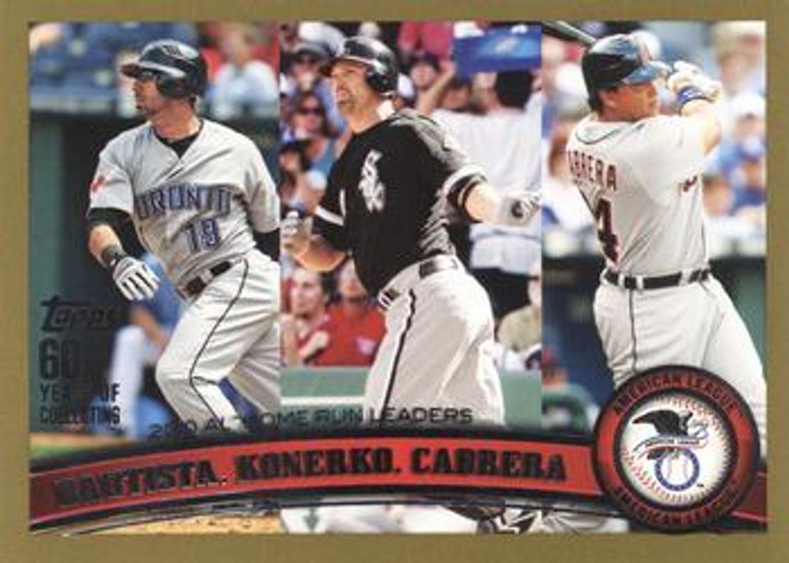 2011 Topps #202 League Leaders - Gold /2011