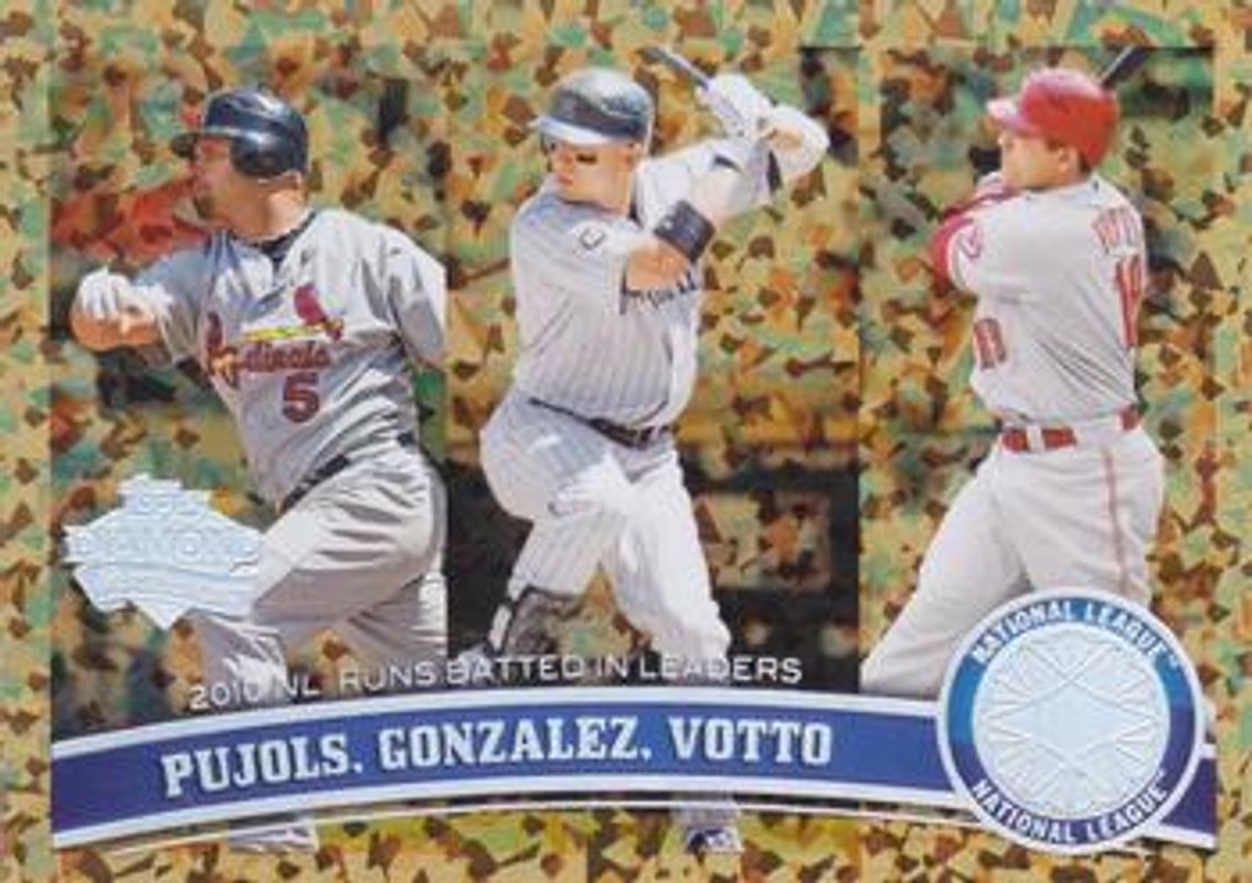 2011 Topps #138 League Leaders - Cognac Diamond Anniversary