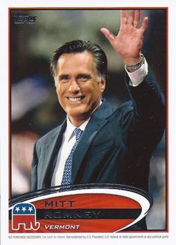 2012 Topps Update #PPR-45 Romney Presidential Predictor
