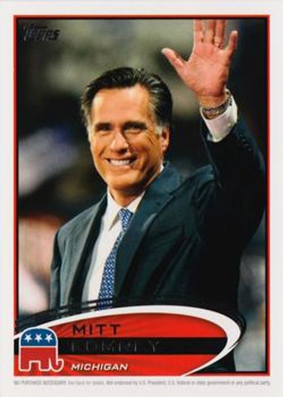 2012 Topps Update #PPR-22 Romney Presidential Predictor