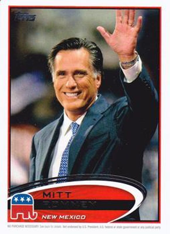 2012 Topps Update #PPR-31 Romney Presidential Predictor
