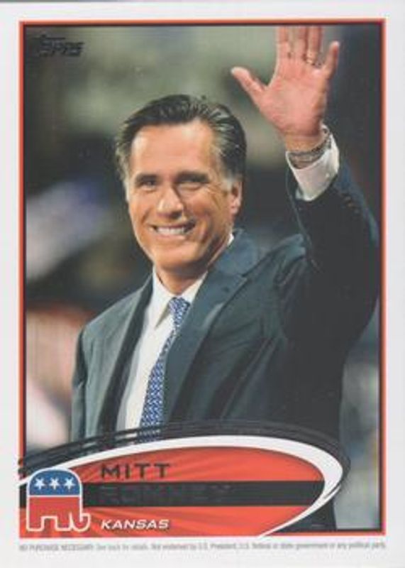 2012 Topps Update #PPR-16 Romney Presidential Predictor