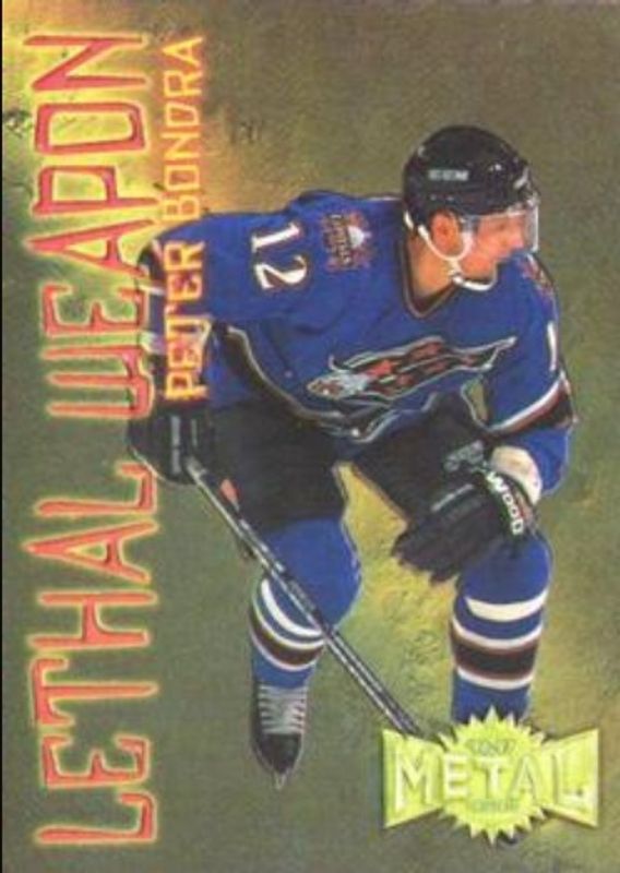 1996 Fleer Metal Universe #1 Lethal Weapons - Super Power
