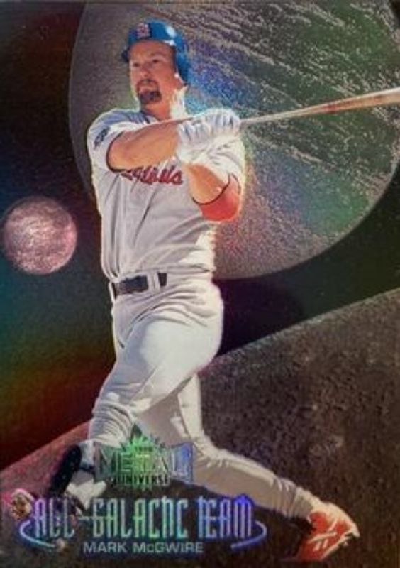 Mark McGwire 1998 Metal Universe #17-AGT All-Galactic Team RAW