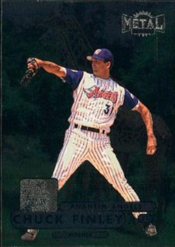 Chuck Finley 1998 Metal Universe #7 Base RAW