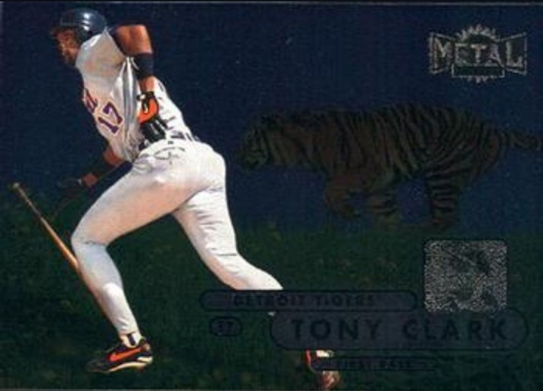 Tony Clark 1998 Metal Universe #184 Base RAW