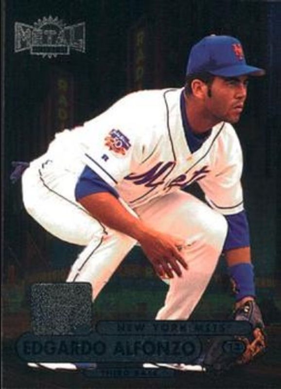 Edgardo Alfonzo 1998 Metal Universe #20 Base RAW