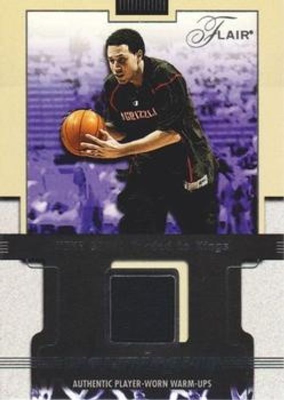 Mike Bibby 2001 Flair Warming Up RAW