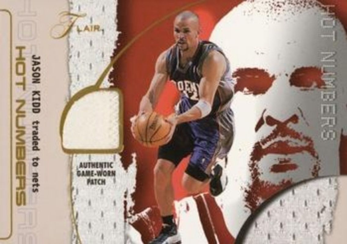 Jason Kidd 2001 Flair Hot Numbers RAW