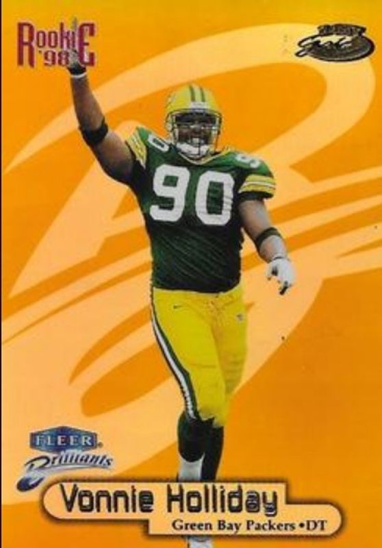 Vonnie Holliday 1998 Fleer Brilliants #133TG 24-Karat Gold /24 RAW