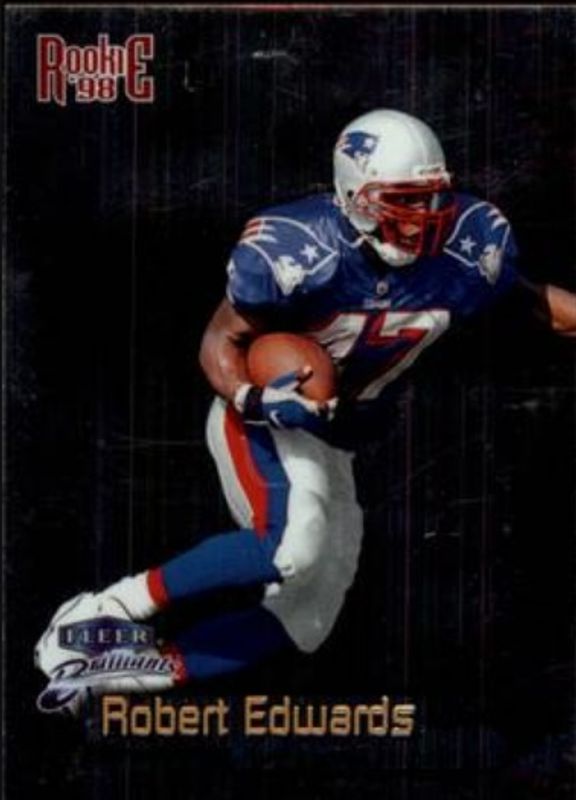 Robert Edwards 1998 Fleer Brilliants #136 Base Rookie RAW