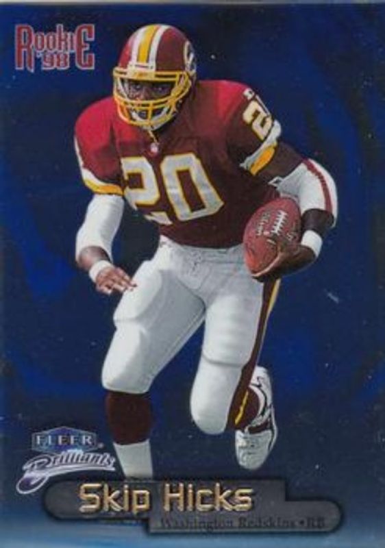 Skip Hicks 1998 Fleer Brilliants #102B Blue Rookie RAW