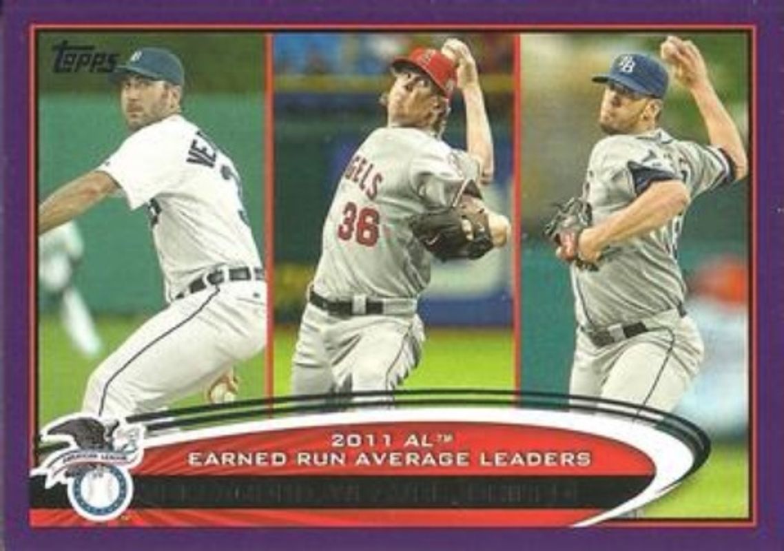 2012 Topps #52 League Leaders - Purple