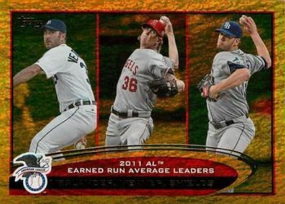 2012 Topps #52 League Leaders - Gold Sparkle