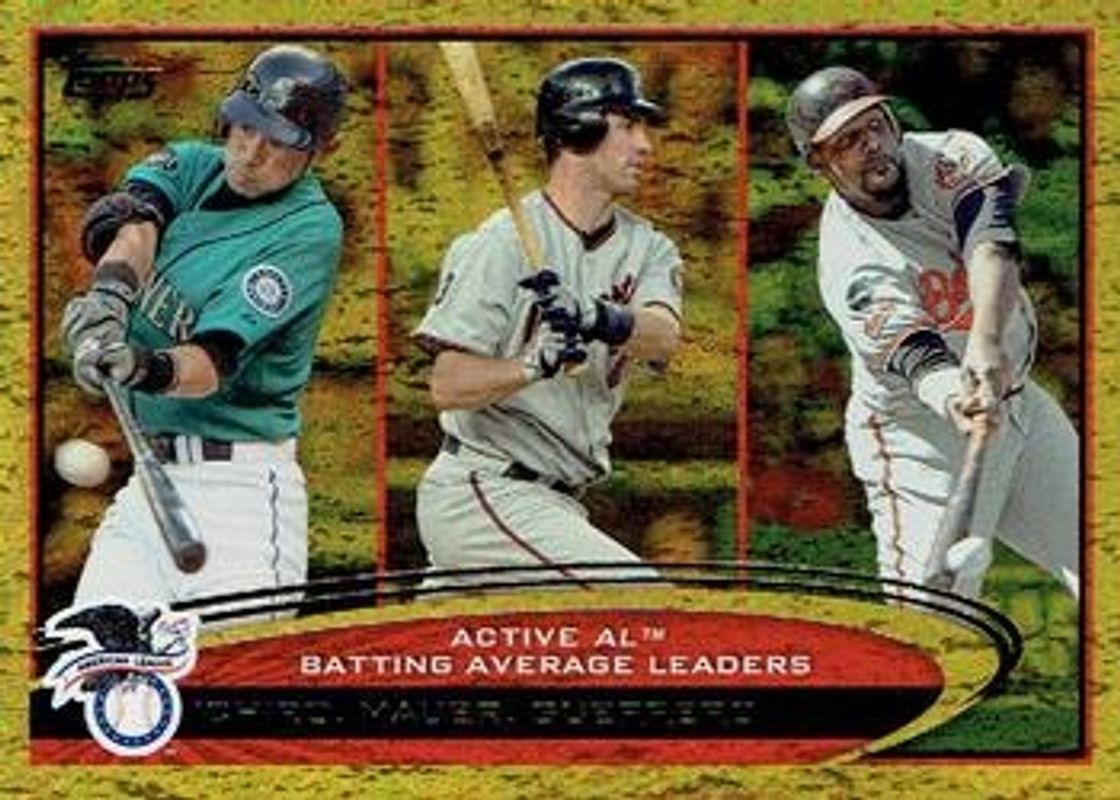 2012 Topps #119 League Leaders - Gold Sparkle
