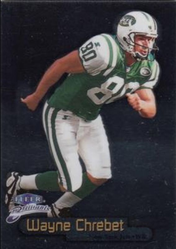Wayne Chrebet 1998 Fleer Brilliants #38 Base RAW