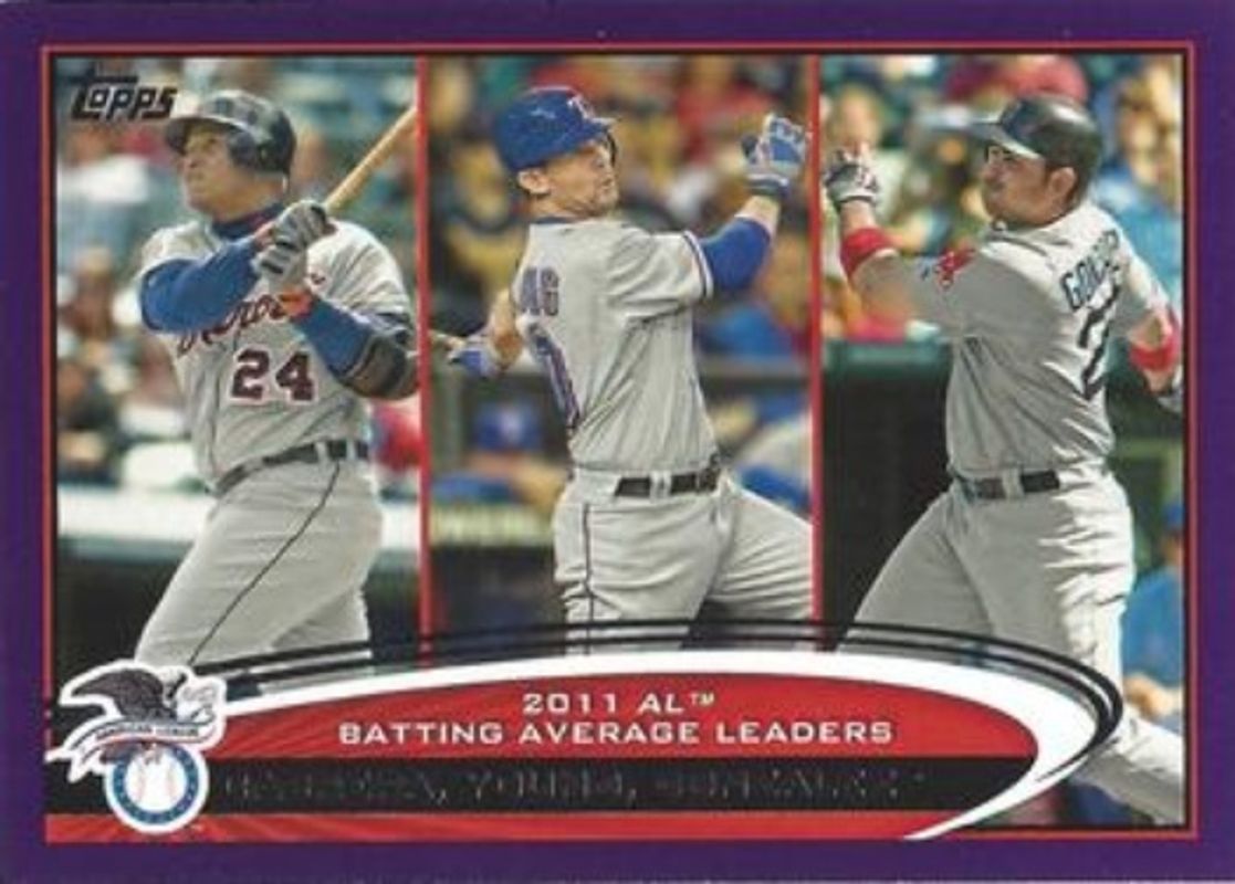 2012 Topps #239 League Leaders - Purple