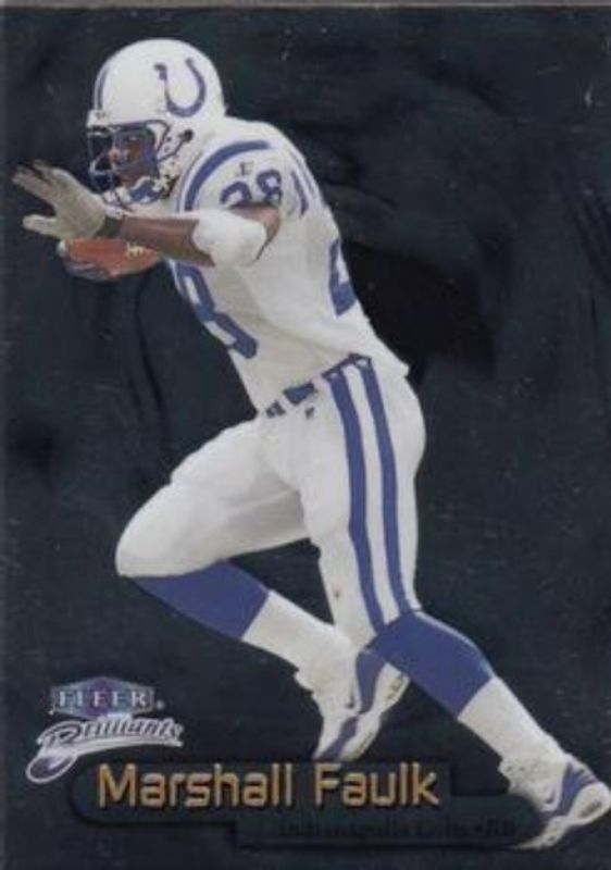 Marshall Faulk 1998 Fleer Brilliants #63 Base RAW