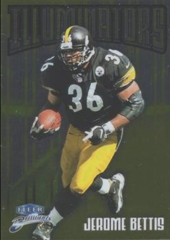 Jerome Bettis 1998 Fleer Brilliants #9I Illuminators RAW