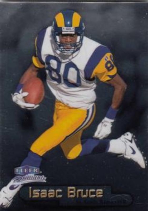 Isaac Bruce 1998 Fleer Brilliants #28 Base RAW