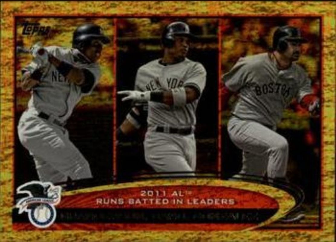 2012 Topps #33 League Leaders - Gold Sparkle
