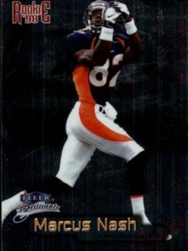 Marcus Nash 1998 Fleer Brilliants #104 Base Rookie RAW