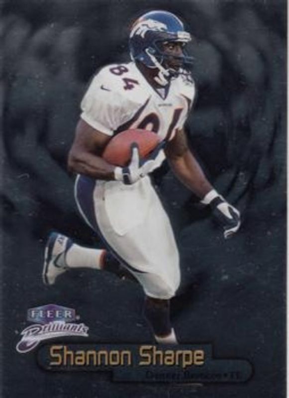 Shannon Sharpe 1998 Fleer Brilliants #37 Base RAW