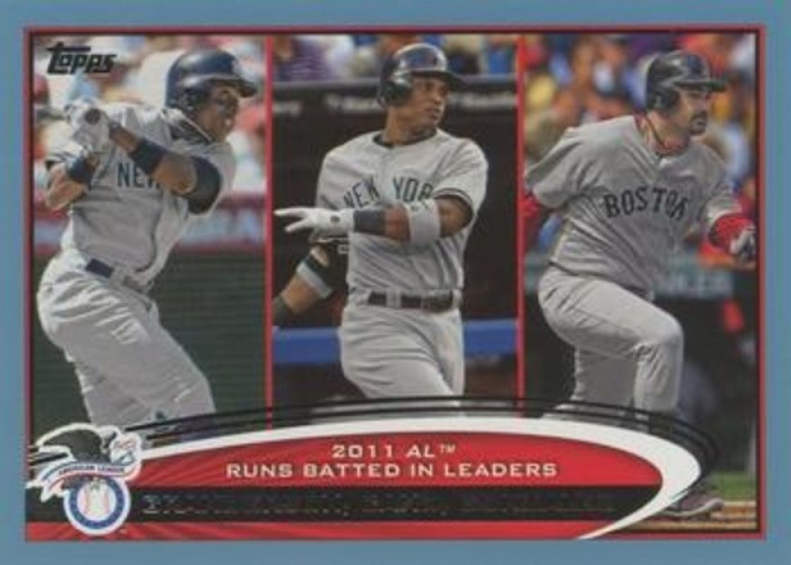 2012 Topps #33 League Leaders - Blue