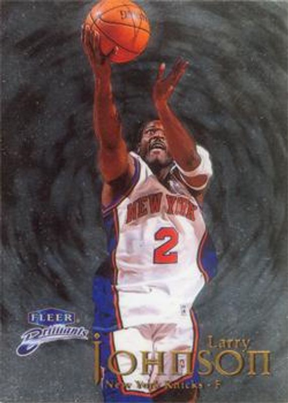 Larry Johnson 1998 Fleer Brilliants #64 Base RAW