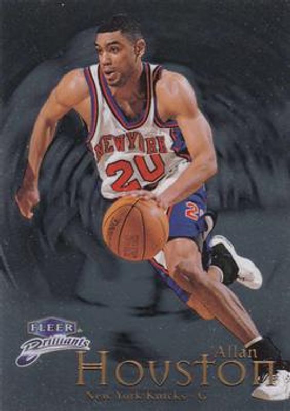 Allan Houston 1998 Fleer Brilliants #13 Base RAW