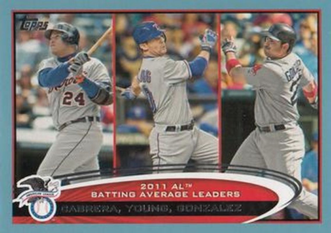 2012 Topps #239 League Leaders - Blue