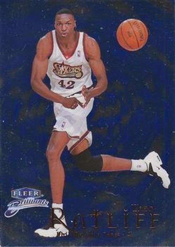 Theo Ratliff 1998 Fleer Brilliants #89B Blue RAW
