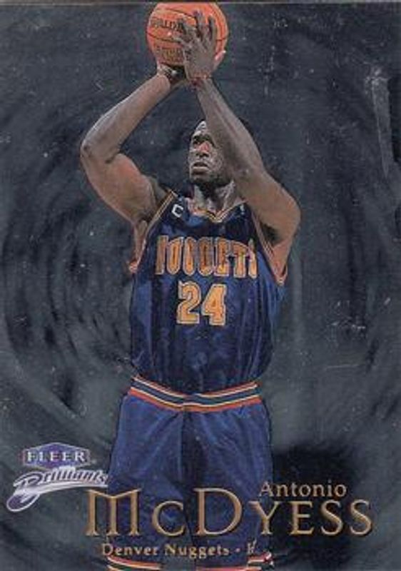 Antonio McDyess 1998 Fleer Brilliants #30 Base RAW