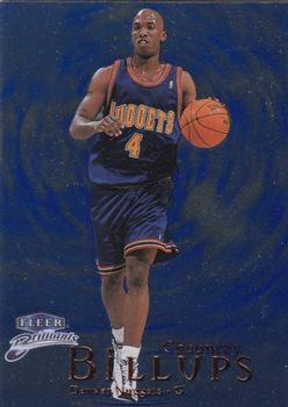 Chauncey Billups 1998 Fleer Brilliants #69B Blue RAW