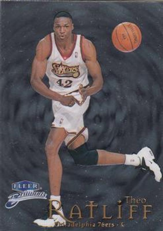 Theo Ratliff 1998 Fleer Brilliants #89 Base RAW