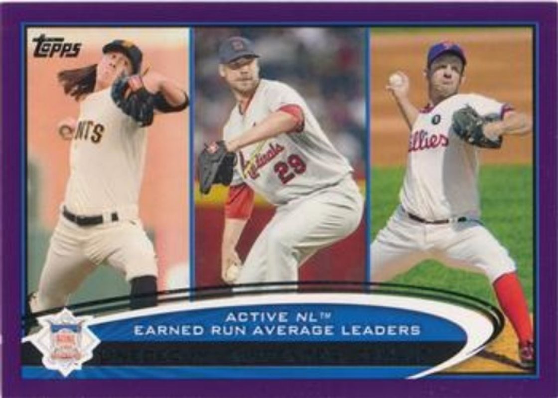 2012 Topps #92 League Leaders - Purple