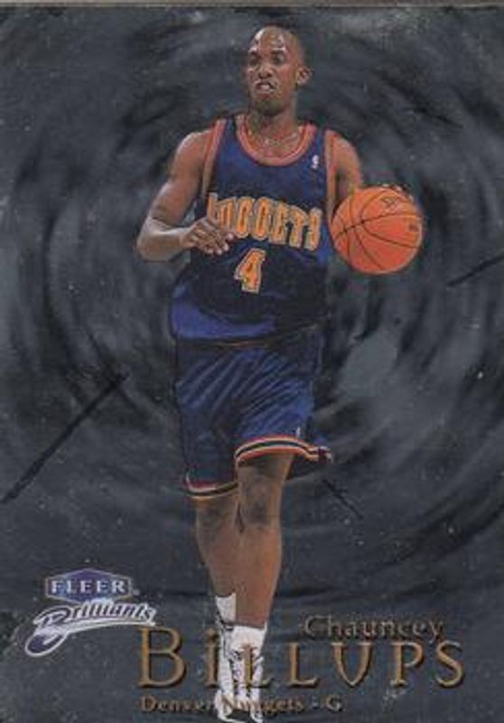 Chauncey Billups 1998 Fleer Brilliants #69 Base RAW