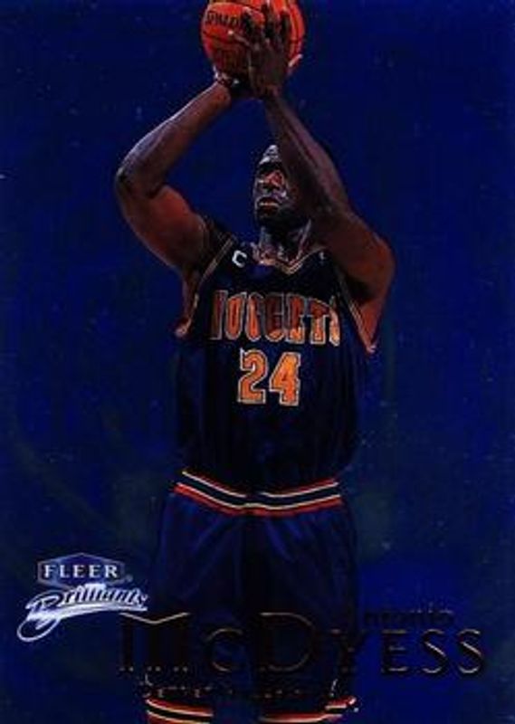 Antonio McDyess 1998 Fleer Brilliants #30B Blue RAW