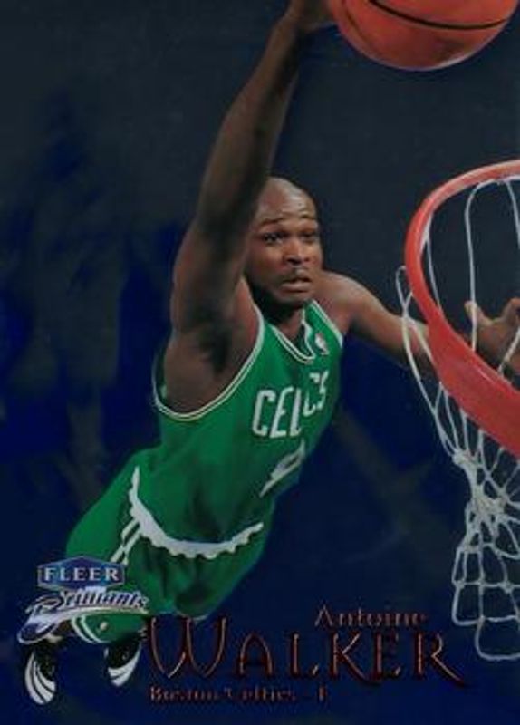 Antoine Walker 1998 Fleer Brilliants #40B Blue RAW