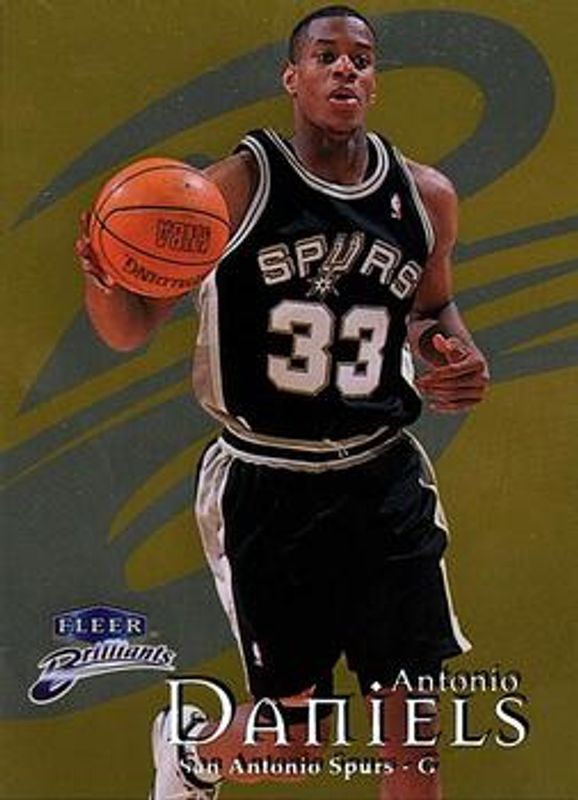 Antonio Daniels 1998 Fleer Brilliants #79G Gold /99 RAW